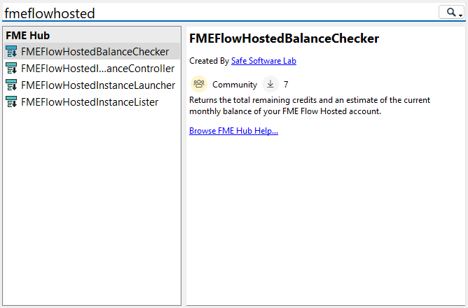 FME Flow Hosted transformers in Quick Add